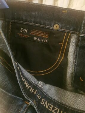 Citizens of Humanity Dani Dark Indigo High Rise Cropped Cuffed Straight Jeans